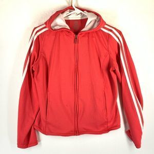 Athletic Works Women Pink Zip Up Hoodie M